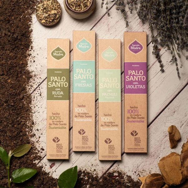 sahumerio palo santo sagrada madre SAHUMERIO LINEA PALO SANTO SAGRADA MADRE VARIOS AROMAS