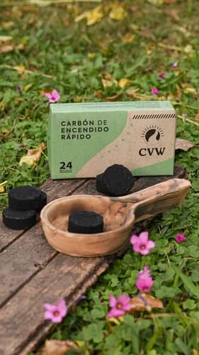 CVW X 24 2 Carbones Vegetales Para Sahumar Caja X 24u Cvw